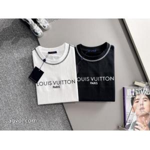 半袖Tシャツブランド コピー 激安LOUIS VUITTON数量限定低価 先行予約アイテム 寒い季節にピッタリの一枚