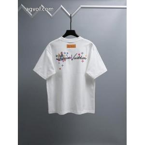 送料無料の日本製 質感に満足 正規品保証26秋冬半袖Tシャツスーパー コピールイ ヴィトン