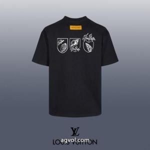 存在感絶大 着心地良く 絶対欲しい新作LOUIS VUITTONブランド コピー 販売半袖Tシャツ