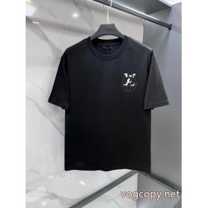 コピー ブランド 販売半袖Tシャツ着心地良さ 低価 今年らしい着こなしLOUIS VUITTON