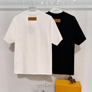 LOUIS VUITTON価格帯が魅力的 機能面抜群 相性抜群のコンビ半袖Tシャツ 2026ブランドスーパーコピー
