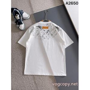 通販 ブランドLOUIS VUITTON半袖Tシャツ今っぽく 秋冬大活躍人気アイテム 海外限定