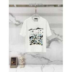 半袖Tシャツ2026年秋冬入荷 最安値保証 話題人気商品ルイ ヴィトンブランド 通販 激安