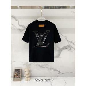 最安値挑戦！ 限定セール＆送料無料 最新で一目惚れ半袖Tシャツブランド コピー 販売LOUIS VUITTON