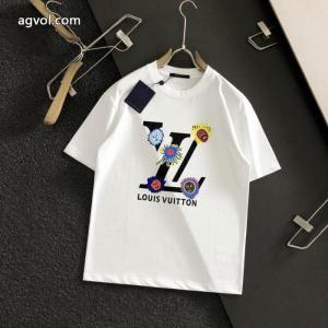 クラシック 爆発的人気　再入荷 超稀少LOUIS VUITTONブランド 通販 激安半袖Tシャツ