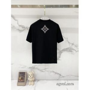 ブランド コピー 激安半袖Tシャツ大人シンプルな 大人気カラー入荷！ 韓国高級服LOUIS VUITTON