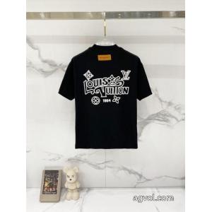新作販売開始 今季のトレンド人気新作 VIPセールで奇跡即発送半袖TシャツLOUIS VUITTONブランド 品 スーパー コピー