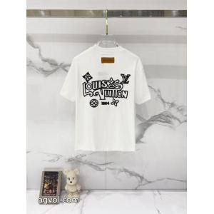 新作販売開始 今季のトレンド人気新作 VIPセールで奇跡即発送半袖TシャツLOUIS VUITTONブランド 品 スーパー コピー