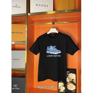 半袖TシャツLOUIS VUITTONブランド 偽物爆買い品質保証 海外限定 格安！    