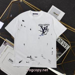 最先端ファション 海外大人気 大人気新作ブランド スーパー コピー半袖TシャツLOUIS VUITTON