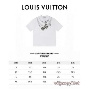 HOT新作登場 専門通販店 今すぐ欲しい半袖TシャツLOUIS VUITTONブランド 激安