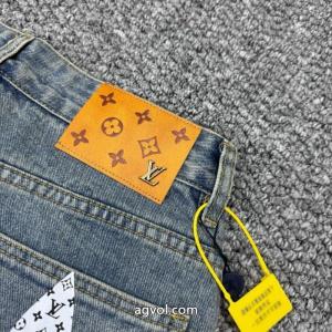 ユニセックス 限定SALE 雑誌掲載偽 ブランドジーンズLOUIS VUITTON