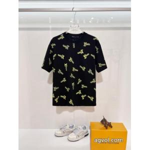 ルイ ヴィトン激安 ブランド 通販数量限定 絶妙な抜け感 2026夏季半袖Tシャツ