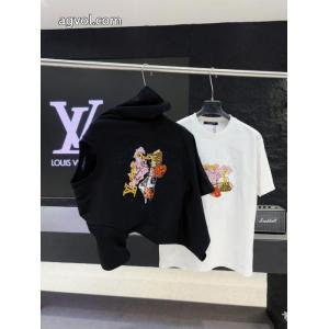半袖Tシャツ2026大人気 一番人気 リラックスした雰囲気にLOUIS VUITTON激安 通販 ブランド
