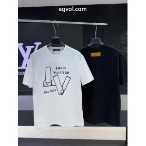 スーパー コピー 品LOUIS VUITTON半袖Tシャツ2026年の夏のマスト 販売記念価格 海外セレブ定番愛用 