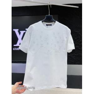 新作限定 主役級アイテム 新作登場半袖TシャツLOUIS VUITTONコピー 品 販売