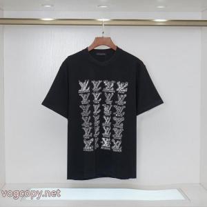 話題が沸騰中 数量限定送料無料 エレガント系スタイル半袖Tシャツブランド 偽物LOUIS VUITTON