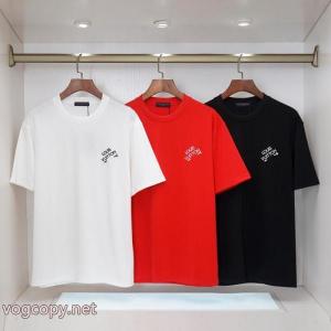 新作大人気 最新で完売確実 大人っぼい半袖Tシャツコピー 商品 通販LOUIS VUITTON