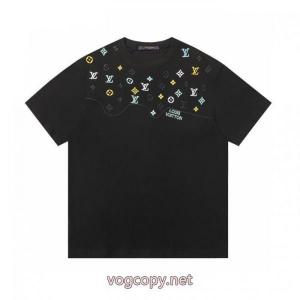 半袖Tシャツお買い得品質保証 大人気アイテムが勢ぞろい 超激得正規品ブランド 品 コピーLOUIS VUITTON