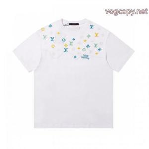 半袖Tシャツお買い得品質保証 大人気アイテムが勢ぞろい 超激得正規品ブランド 品 コピーLOUIS VUITTON