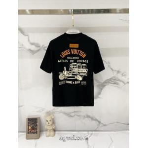 コピー 商品 ブランドLOUIS VUITTON半袖Tシャツ最安値に挑戦 圧倒的人気 是非でも欲しい