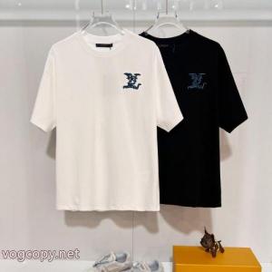 LOUIS VUITTONブランド 偽物 激安おしゃれ流行 人気復活 数量限定低価半袖Tシャツ