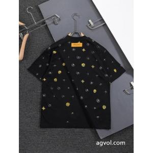 話題の新作 独特な 韓国ファッションLOUIS VUITTONコピー 商品 販売半袖Tシャツ