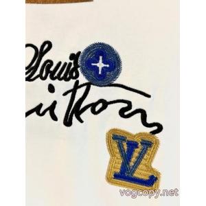 高級素材 秀逸アイテム 人気が再燃！LOUIS VUITTONコピー ブランド 通販 安心半袖Tシャツ