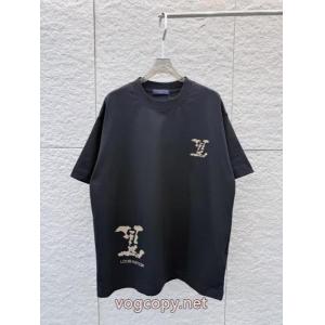 2026年春限定 永遠の定番 オススメアイテム 人気急上昇LOUIS VUITTON半袖Tシャツ 2026ブランド コピー