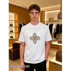 LOUIS VUITTON半袖Tシャツ通販 ブランド最新の品 お洒落なアイテム 通気性のいい