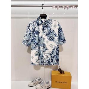 LOUIS VUITTONコピー 商品 通販優しげ人気アイテム お手頃価格 上品スタイル半袖シャツ