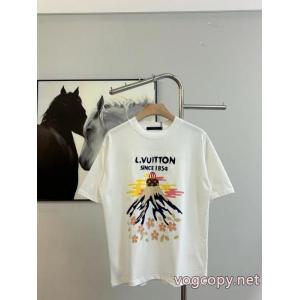ブランド 通販店期限限定 2026限定新作 十分な耐久性半袖TシャツLOUIS VUITTON