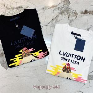 ブランド 通販店期限限定 2026限定新作 十分な耐久性半袖TシャツLOUIS VUITTON