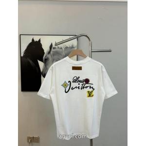 低価格 定番カラー 超希少商品半袖TシャツLOUIS VUITTON偽 ブランド