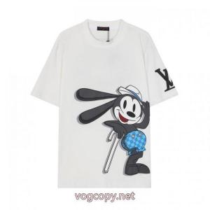 LOUIS VUITTON大胆なデザイン 快適な着心地 個性派半袖Tシャツコピー 品 販売