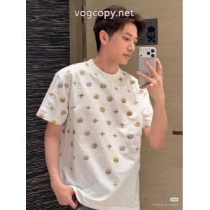 新作追加 トレンドの最先端に トレンド2026LOUIS VUITTONコピー 品 ブランド半袖Tシャツ