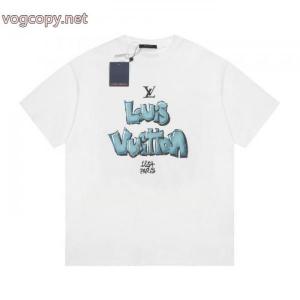 全国無料高品質 新作入荷正規品 お値段最低！ブランド 品 スーパー コピー半袖TシャツLOUIS VUITTON