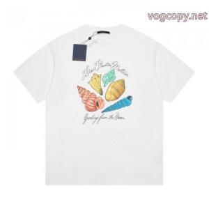 通販 ブランド好印象な上品スタイル 韓国の人気 大流行中半袖TシャツLOUIS VUITTON