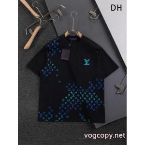 キュートさ満点 高級感溢れるデザイン 海外セレブが注目アイテムLOUIS VUITTON半袖Tシャツ激安 通販 専門店