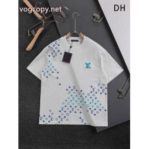 キュートさ満点 高級感溢れるデザイン 海外セレブが注目アイテムLOUIS VUITTON半袖Tシャツ激安 通販 専門店