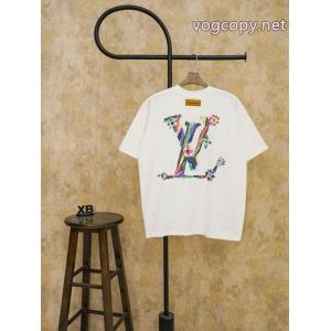 ブランド コピー 販売LOUIS VUITTON上品さ漂う 2026夏の定番新品到来! 海外限定!半袖Tシャツ