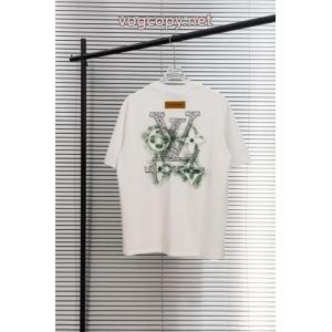 コピー ブランド 通販夏のカジュアルコーデに欠かせない 北欧ブランド 激安大低価半袖TシャツLOUIS VUITTON