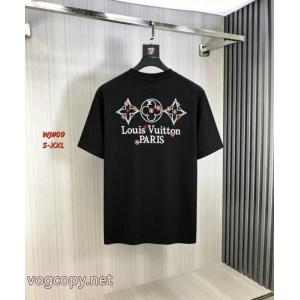 半袖Tシャツスーパー コピー ブランド可愛いデザイン 最安値激しい争奪戦 最新大人気LOUIS VUITTON
