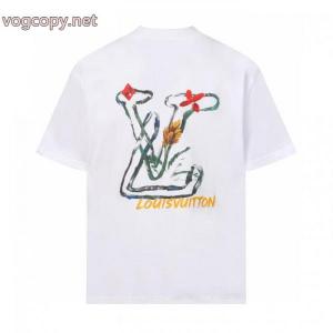 ヘルシー 抜け感重視 現代的な印象 上質で格好い半袖Tシャツブランド コピー 激安LOUIS VUITTON