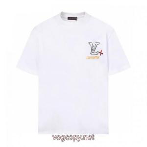 ヘルシー 抜け感重視 現代的な印象 上質で格好い半袖Tシャツブランド コピー 激安LOUIS VUITTON