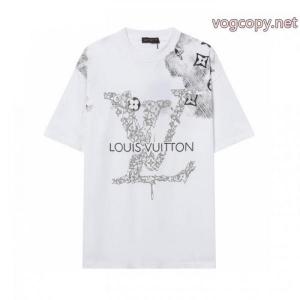 半袖Tシャツ上品カジュアルな雰囲気に 適度な光沢感があり 大人可愛い通販 ブランドLOUIS VUITTON
