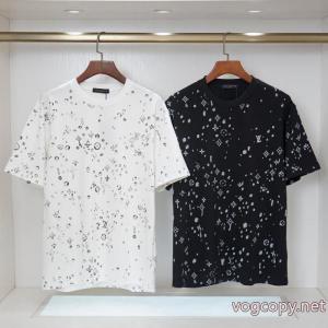 流行の注目ブランド 履き心地 新作限定めっちゃ綺麗色偽物 ブランド ショップ半袖TシャツLOUIS VUITTON