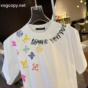 ブランド 偽物 激安 通販LOUIS VUITTON半袖Tシャツ新作入荷定番人気 品質保証 HOT260%新品