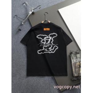 コピー 商品 通販LOUIS VUITTON半袖Tシャツ新作入荷新品 海外限定アイテム リラックス感急上昇