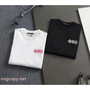 コピー 商品 通販LOUIS VUITTON半袖Tシャツ新作入荷新品 海外限定アイテム リラックス感急上昇